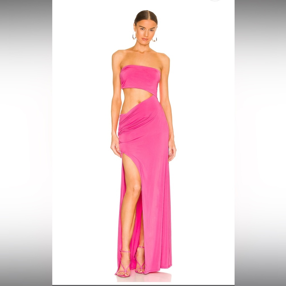 NBD Lotte Gown in Hot Pink